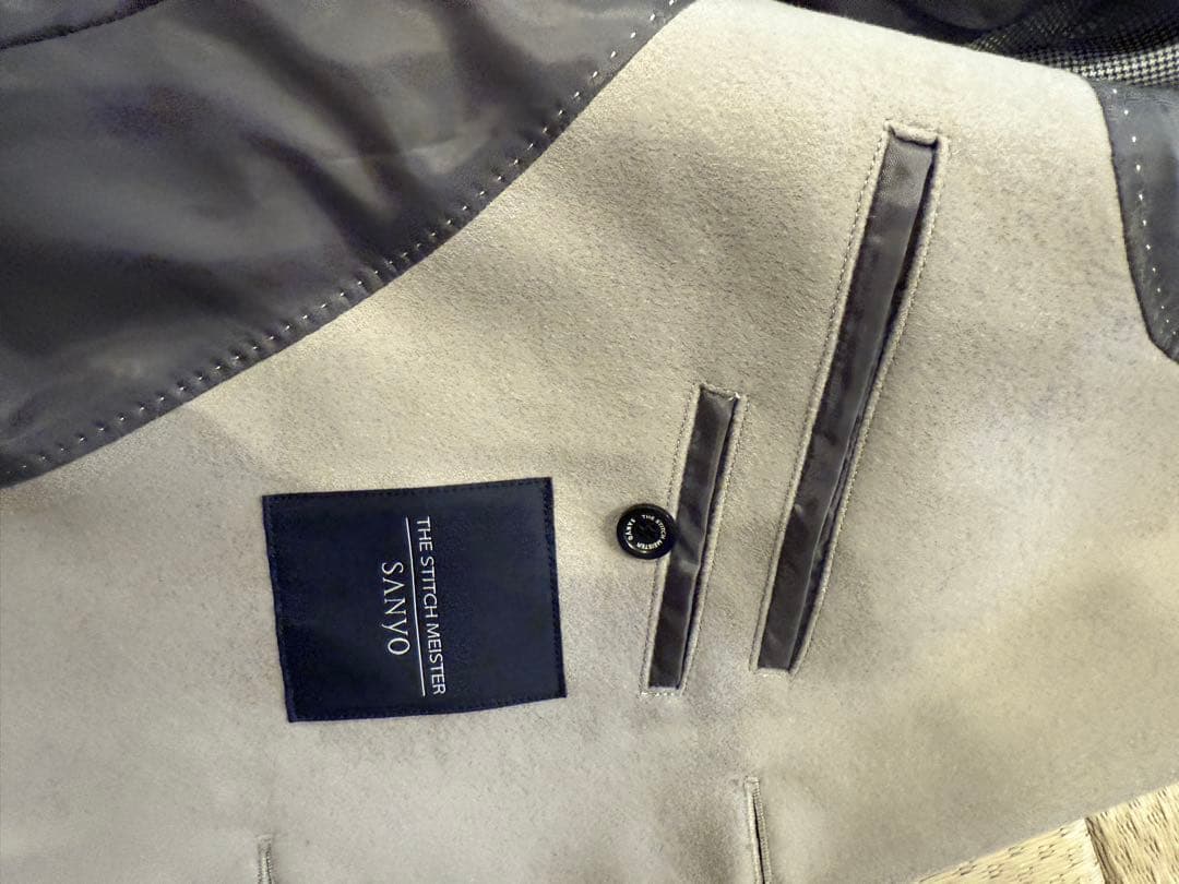 サンヨーSANYO 三陽商会　ライトベージュ チェスターコート