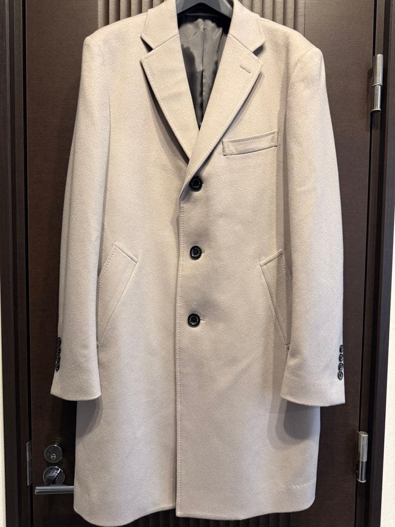 サンヨーSANYO 三陽商会　ライトベージュ チェスターコート