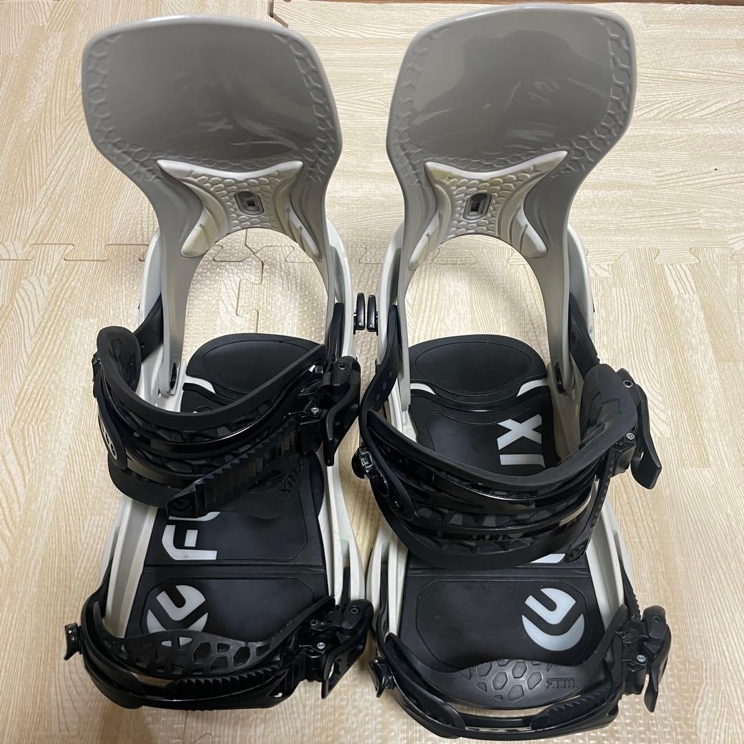 FLUX CV ホワイト Mサイズ スノーボード ビンディング