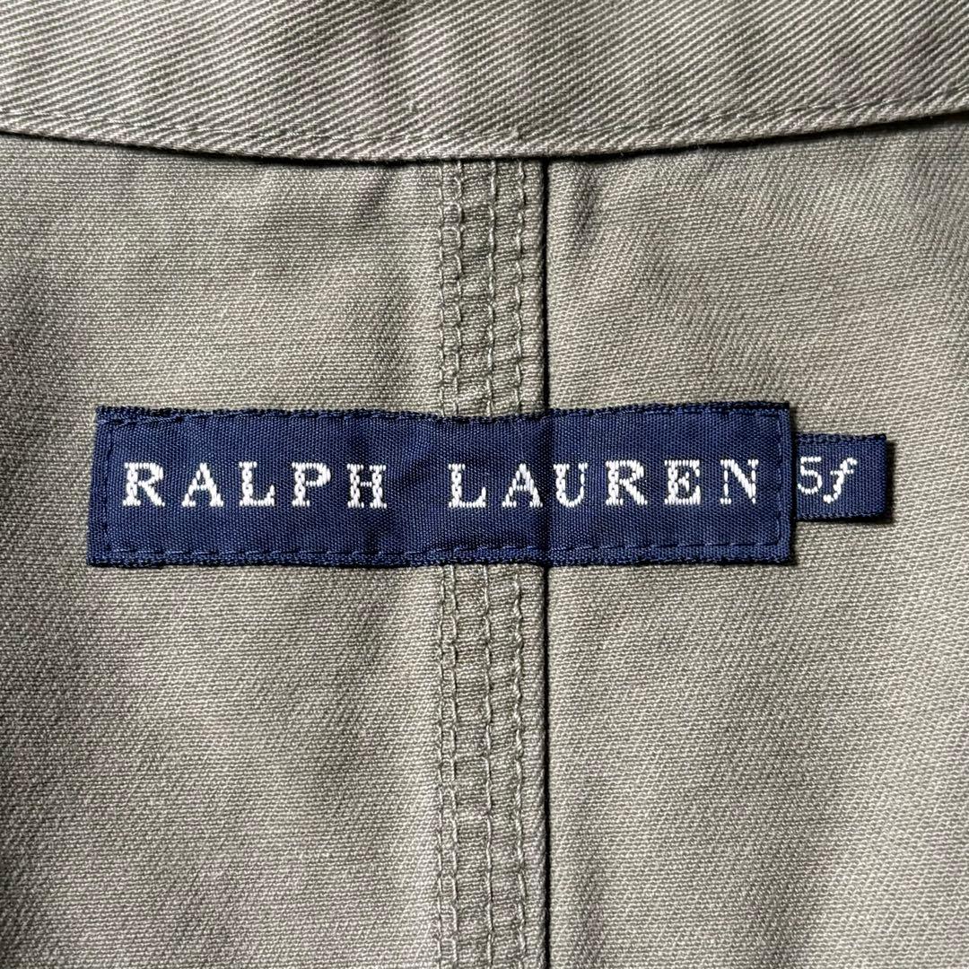 ラルフローレン カバーオール ワークジャケット 5f/L相当 カーキ