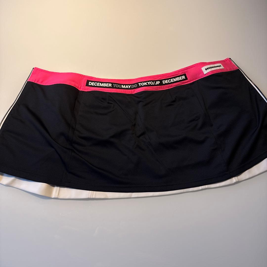 DECEMBER MAY ホワイトミニスカート　ゴルフ