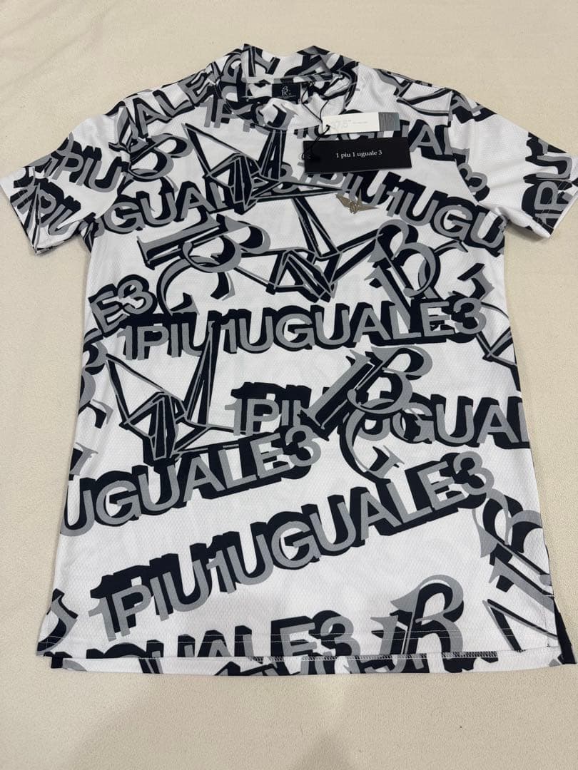 最終値下げ　1piu1uguale3 メンズ　モックネックシャツ　新品未使用品