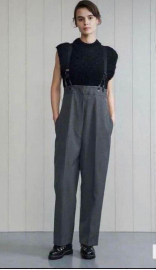 H beauty&youth サスペンダーパンツ