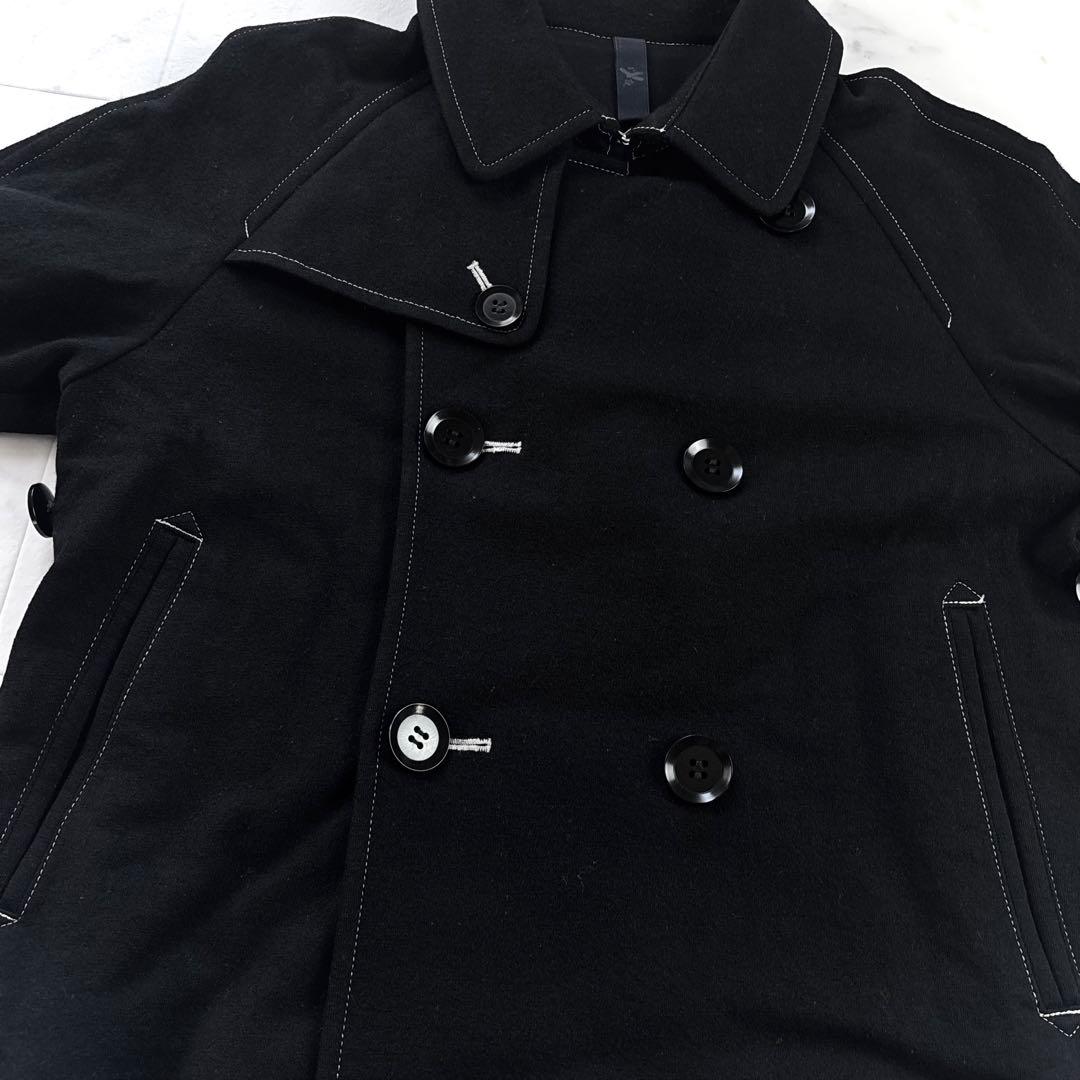 美品✨Yohji Yamamotoサイト s'yte ショート　Pコート　黒　S