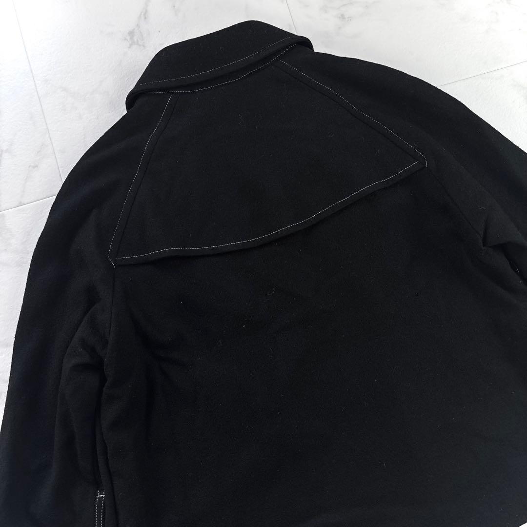 美品✨Yohji Yamamotoサイト s'yte ショート　Pコート　黒　S