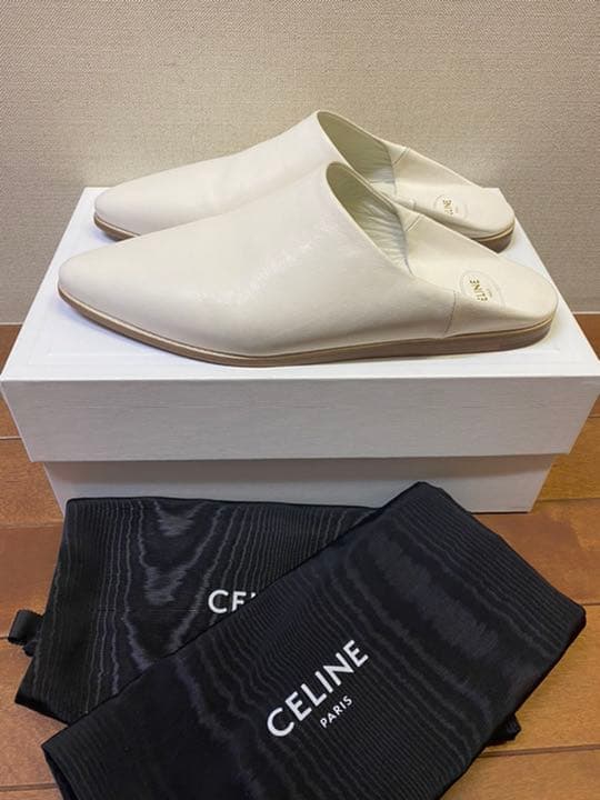 セリーヌ　ジャクノバブーシュ　新品未使用　ホワイト39