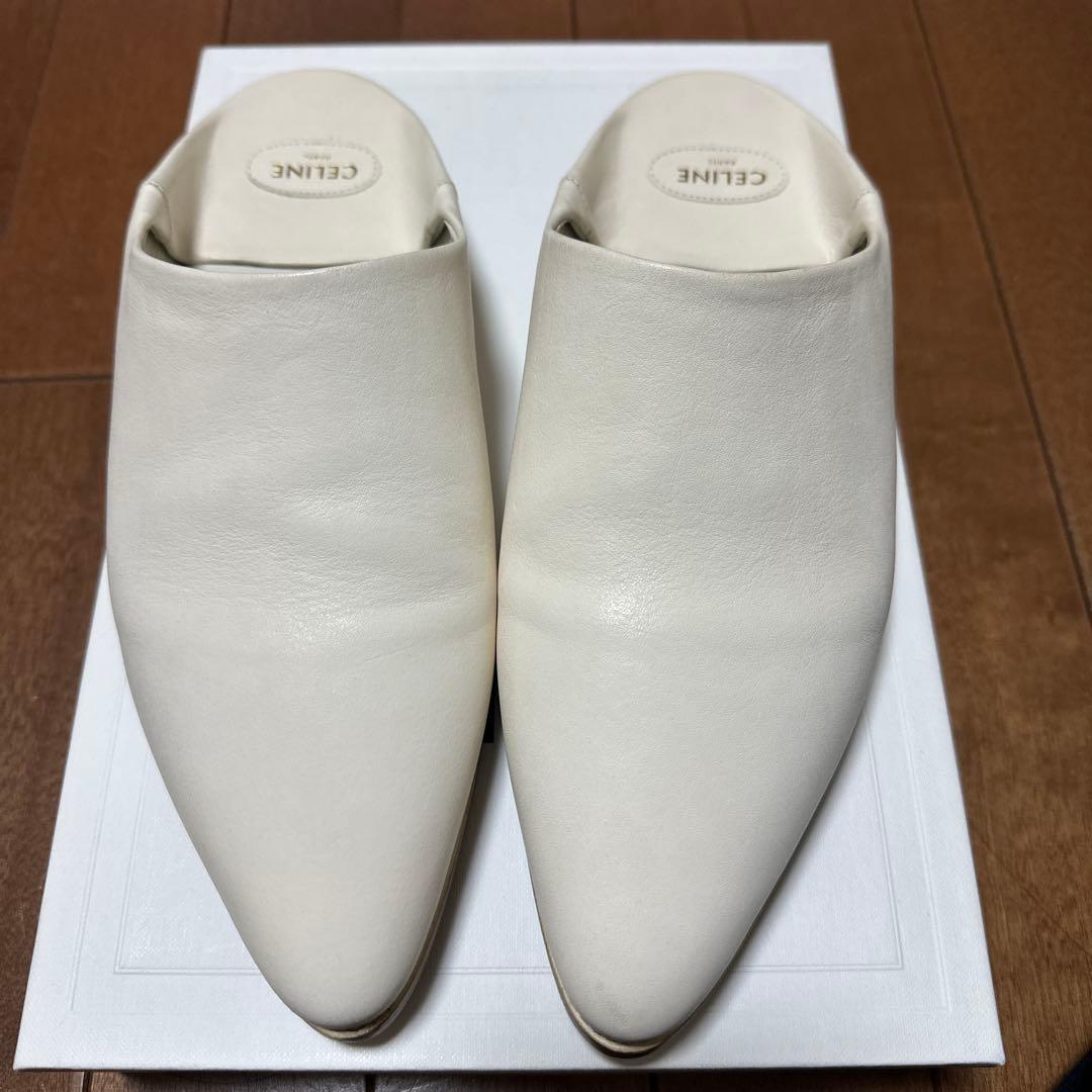 セリーヌ　ジャクノバブーシュ　新品未使用　ホワイト39