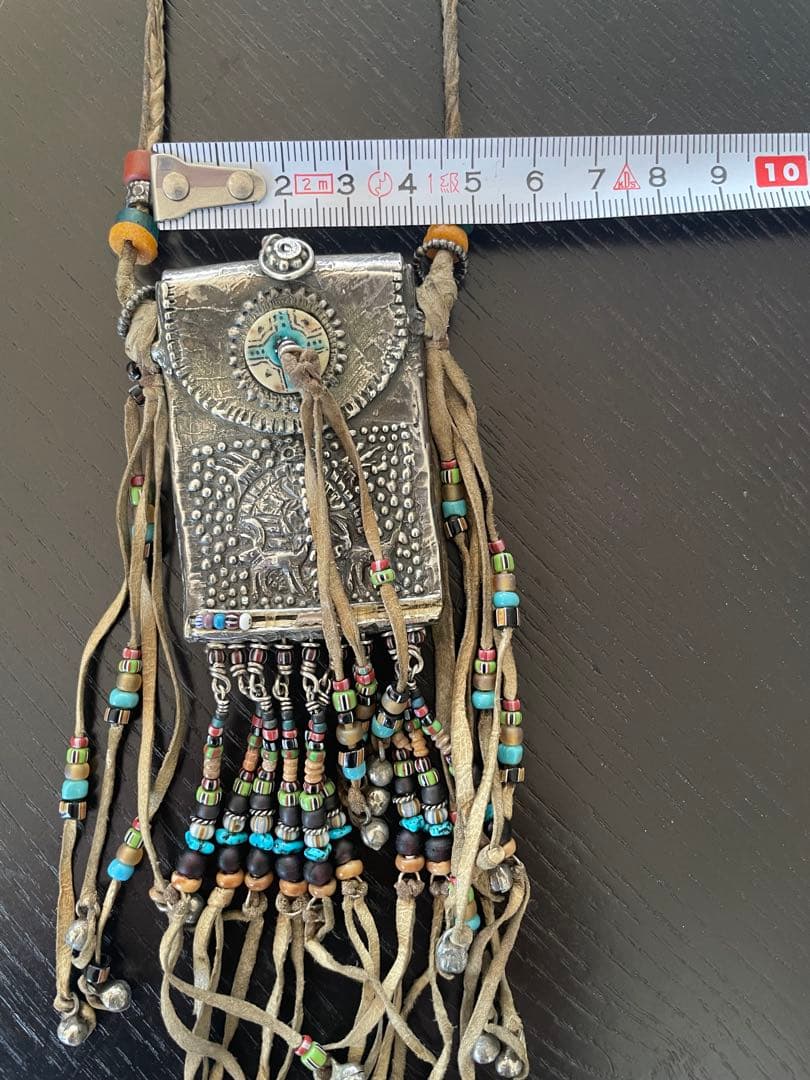 シルバー装飾ポーチ型ペンダント