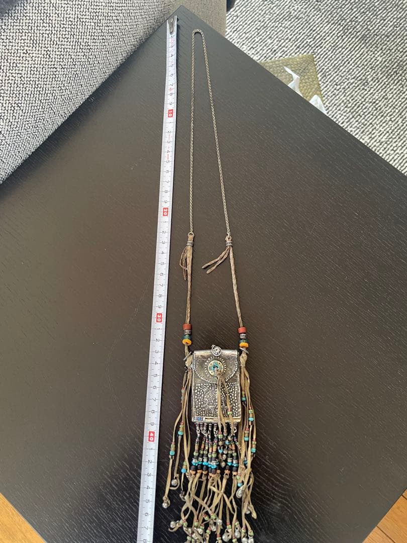 シルバー装飾ポーチ型ペンダント