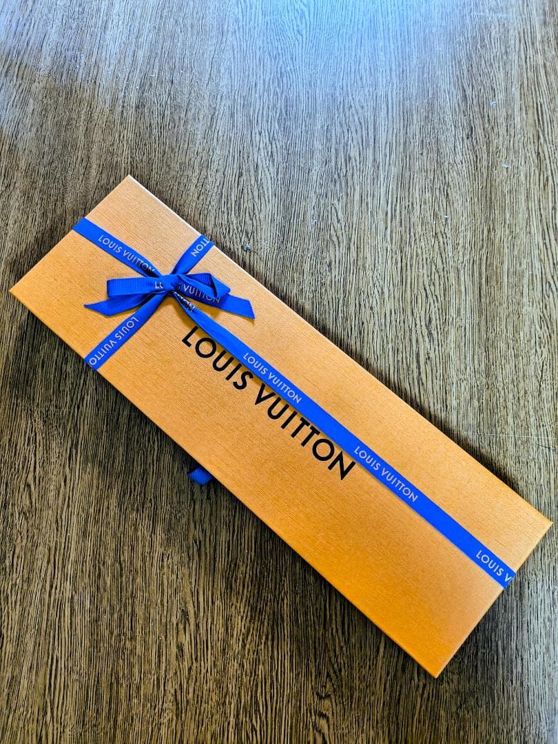 Louis Vuitton ダークグレー チェック柄 ネクタイ