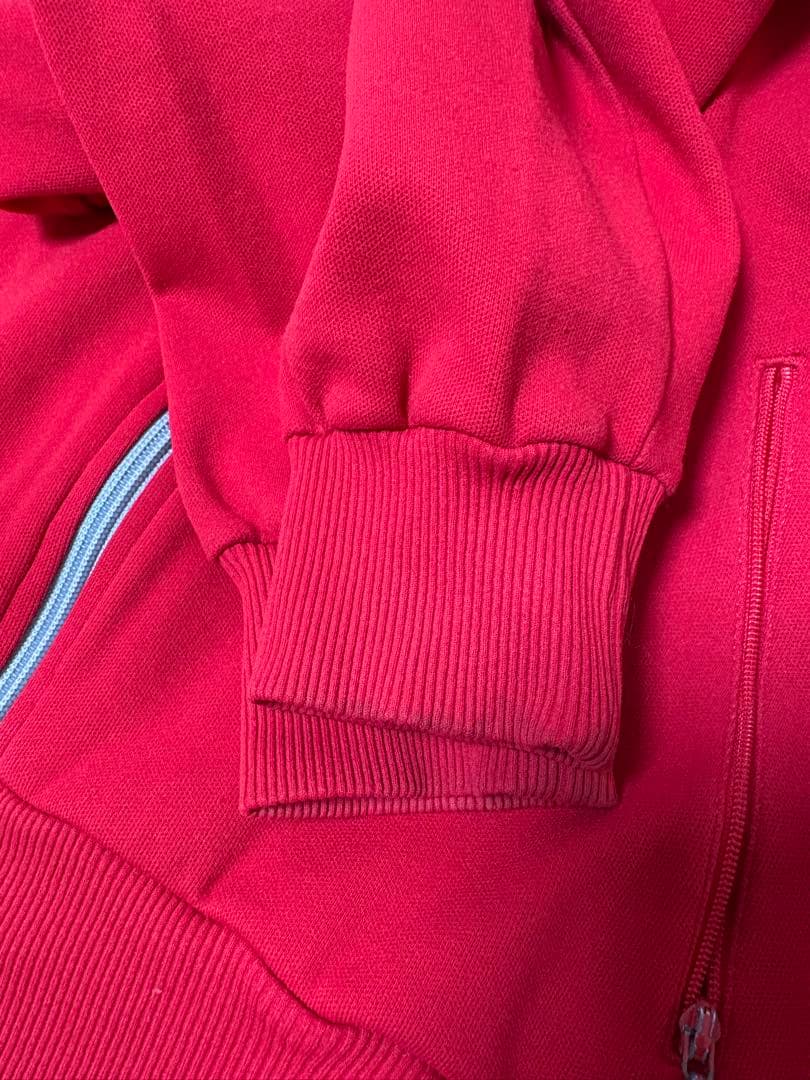 adidas トラックジャケット　赤　70s デサント