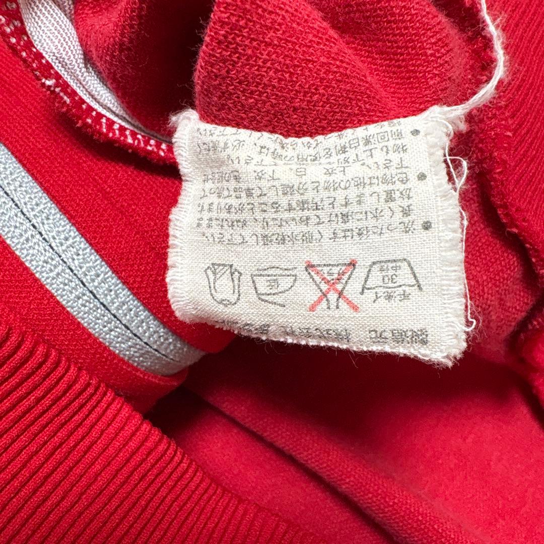 adidas トラックジャケット　赤　70s デサント