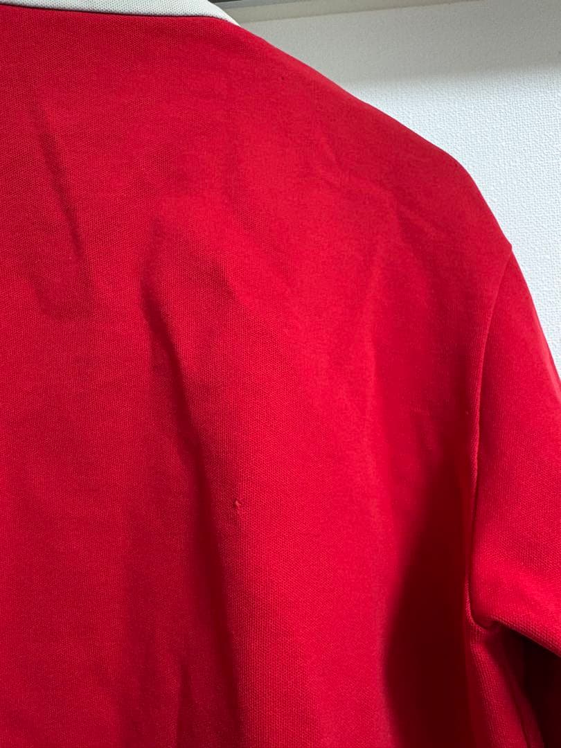 adidas トラックジャケット　赤　70s デサント