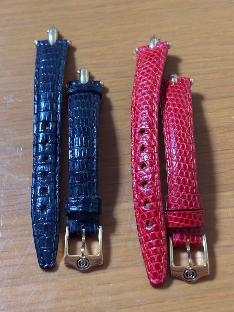 GUCCI1800L レディース腕時計 箱付き 替えベルト付き 電池交換済 美品