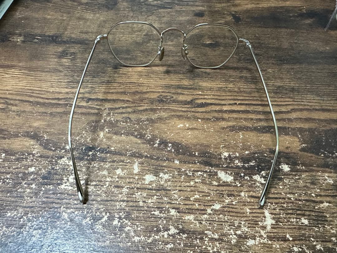 ADSR BAZ 03 シルバー クリア メタルフレーム サングラス