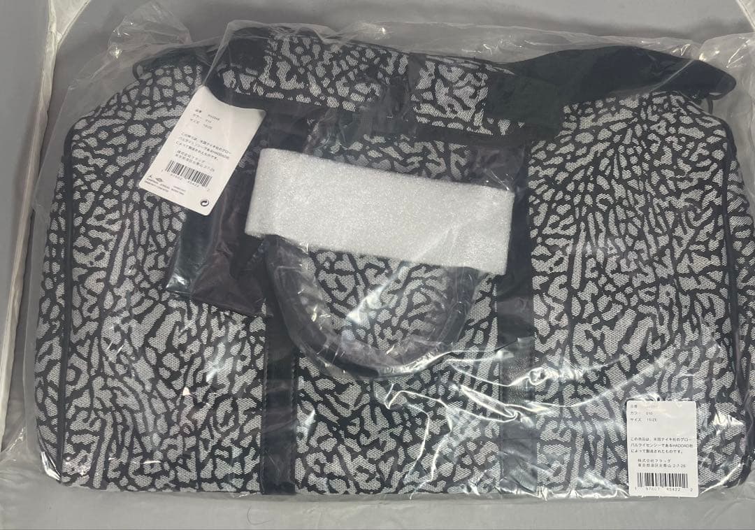 NIKE JORDAN ICON ダッフルバッグ　25リットル　エレファント柄