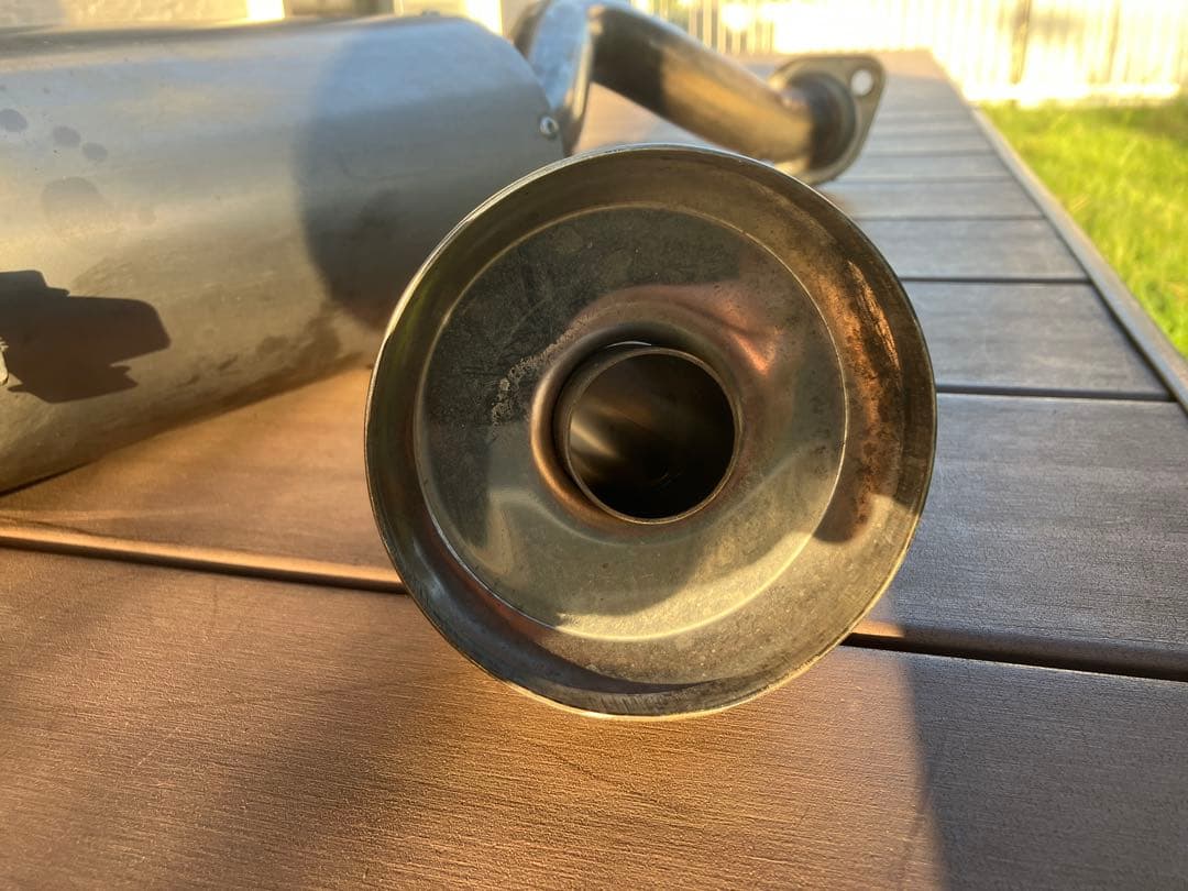 FD2 ホンダツインカム FEEL'S ハーフチタンマフラー 砲弾115φ