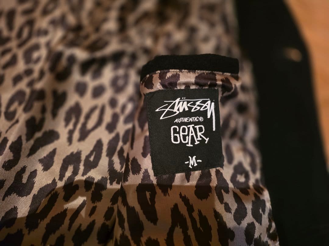 Stussy x Schott ピーコート 38 M ブラック