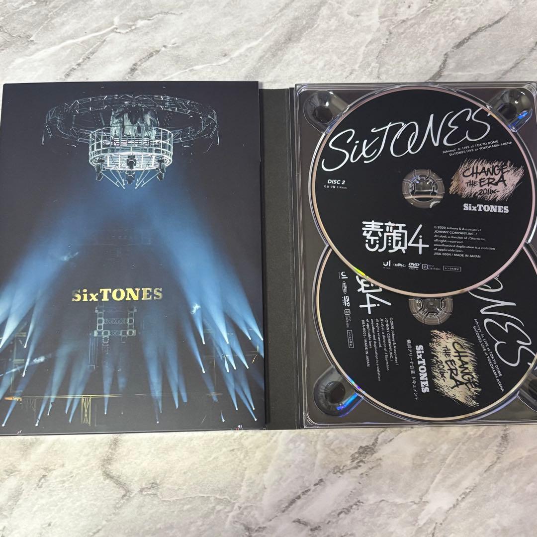 SixTONES Live DVD 素顔4 チェンエラ 円盤　正規品