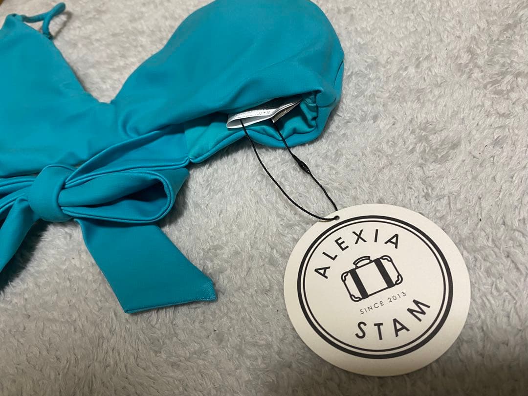 【新品】ALEXA STAM 水着　ビキニ　ターコイズブルー