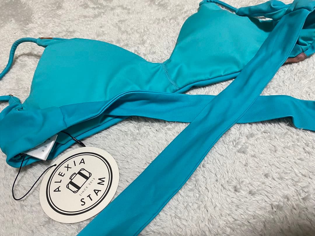 【新品】ALEXA STAM 水着　ビキニ　ターコイズブルー