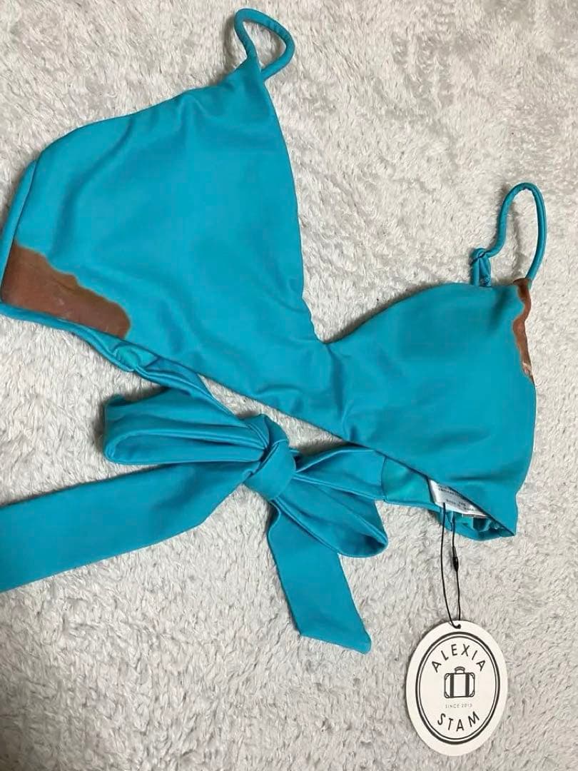 【新品】ALEXA STAM 水着　ビキニ　ターコイズブルー