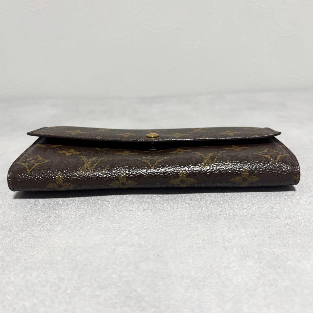 外側美品✨ルイヴィトン 長財布 モノグラム ポシェット ポルトモネ クレディ