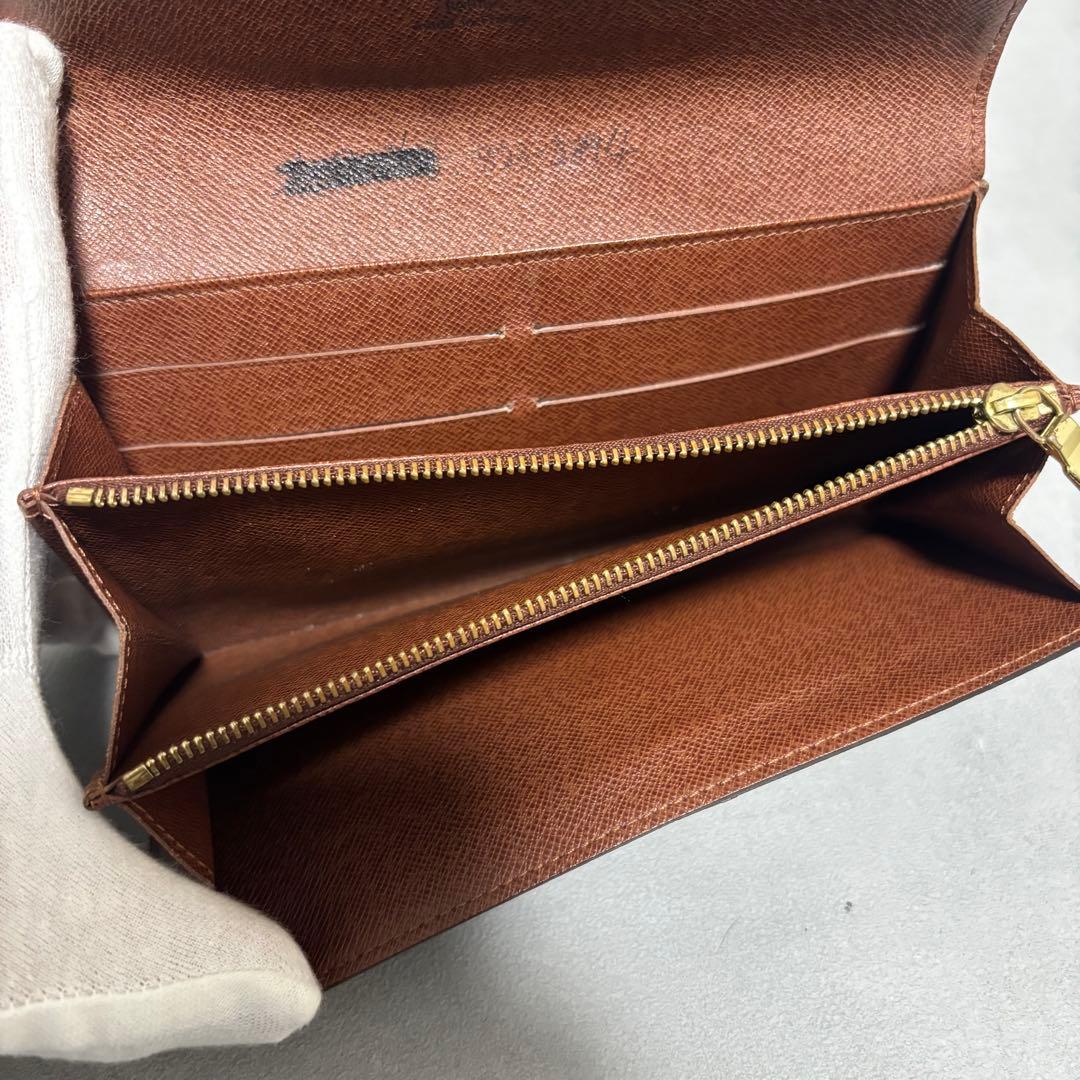 外側美品✨ルイヴィトン 長財布 モノグラム ポシェット ポルトモネ クレディ