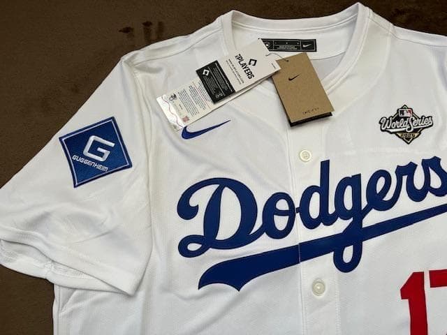 大谷翔平WBC2026出場/WS2025優勝記念パッチ付LimitedジャージＬ