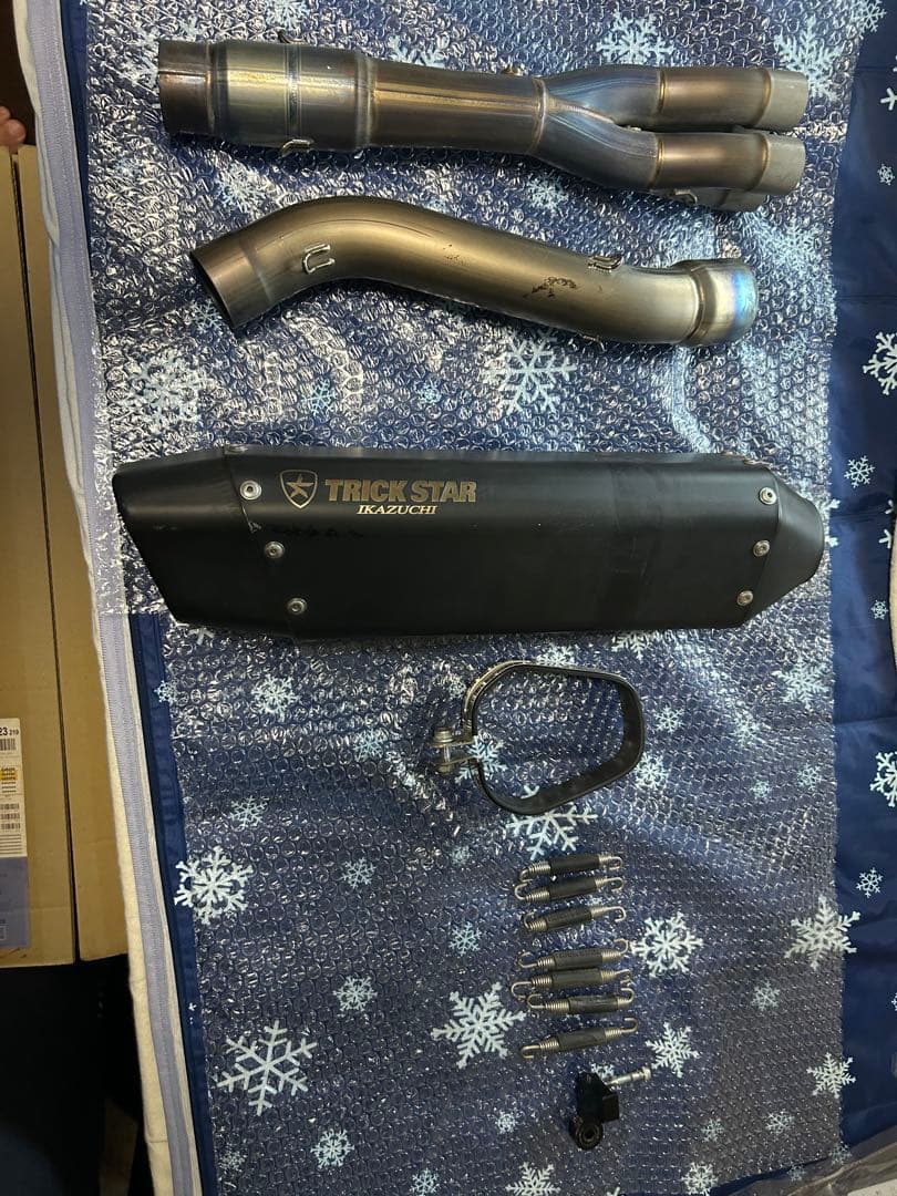 ZX25R/4Rトリックスター政府認証フルエキゾーストマフラーIKAZUCHI➁