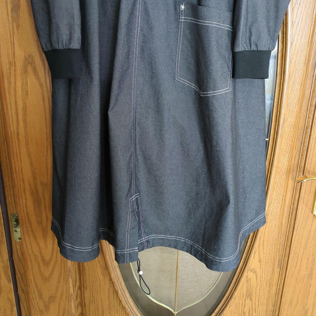 エターナリーブレイズ　ストレッチデニムのフード付きコート