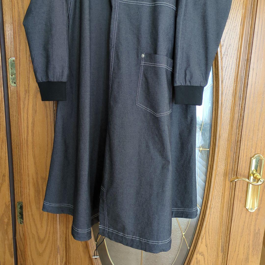 エターナリーブレイズ　ストレッチデニムのフード付きコート