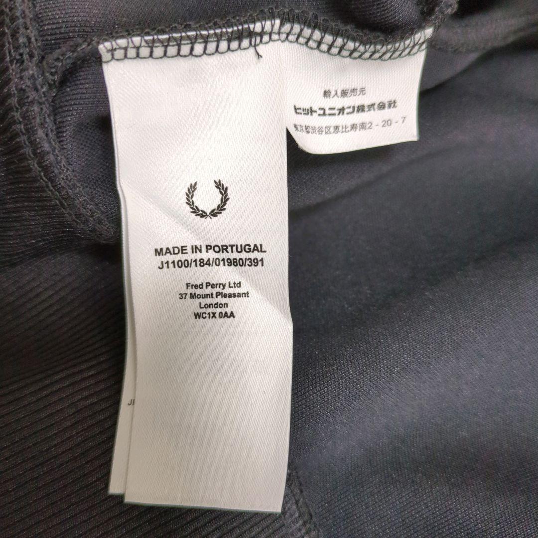 R様購入品　フレッドペリー トラックジャケット ブラック 黒 ゴールド 金