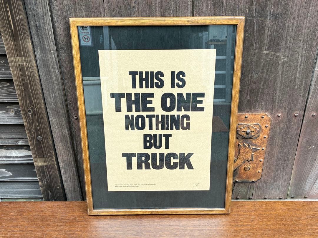 TRUCK FURNITURE　アートポスター　フレーム　②
