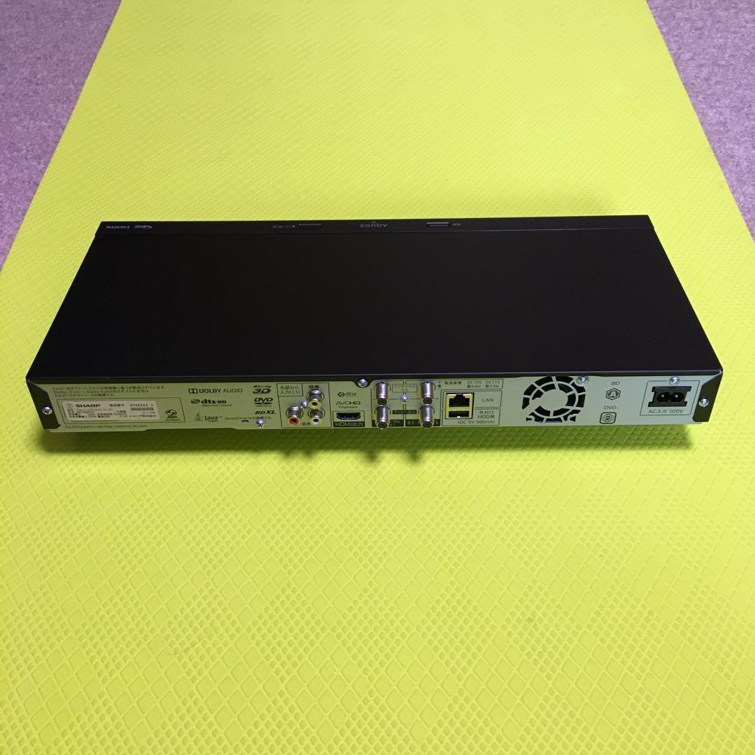 2番組同時録画◆シャープ・BD-NW510◆約500時間録画◆リモコン