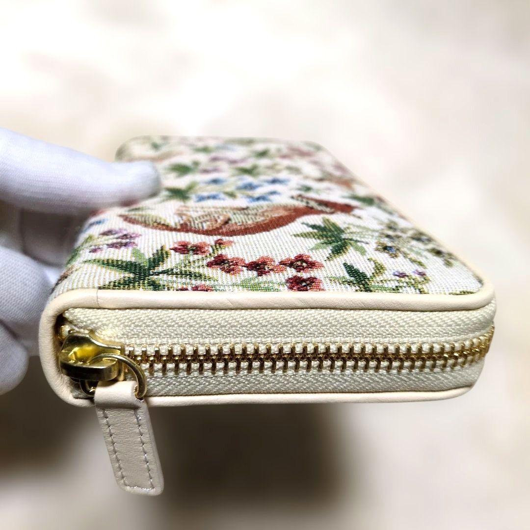 Coquette　コケット　ゴブラン　ラウンドファスナー　長財布