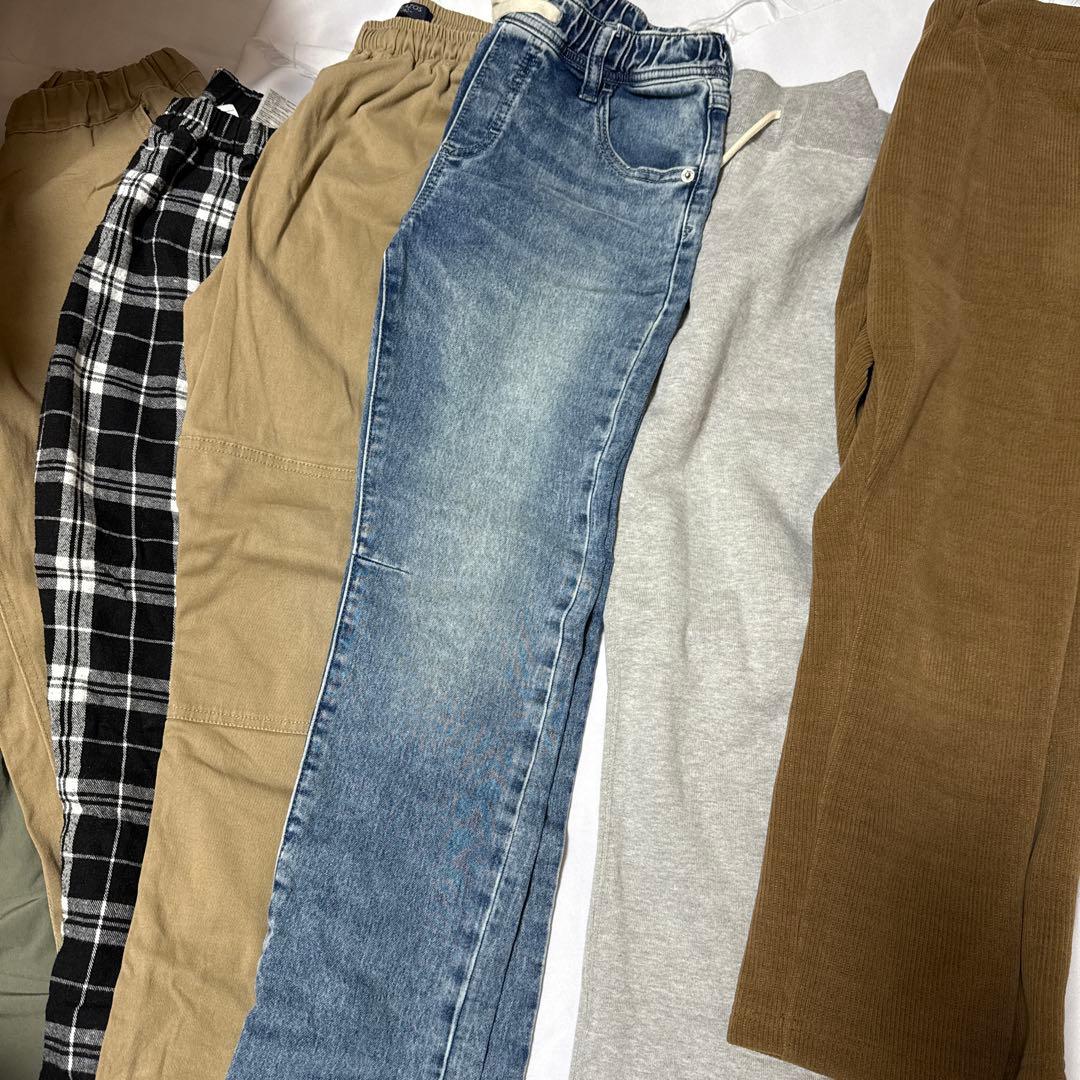 美品　140 男の子　まとめ売り　トレーナー　パーカー　ロングパンツ　2７点