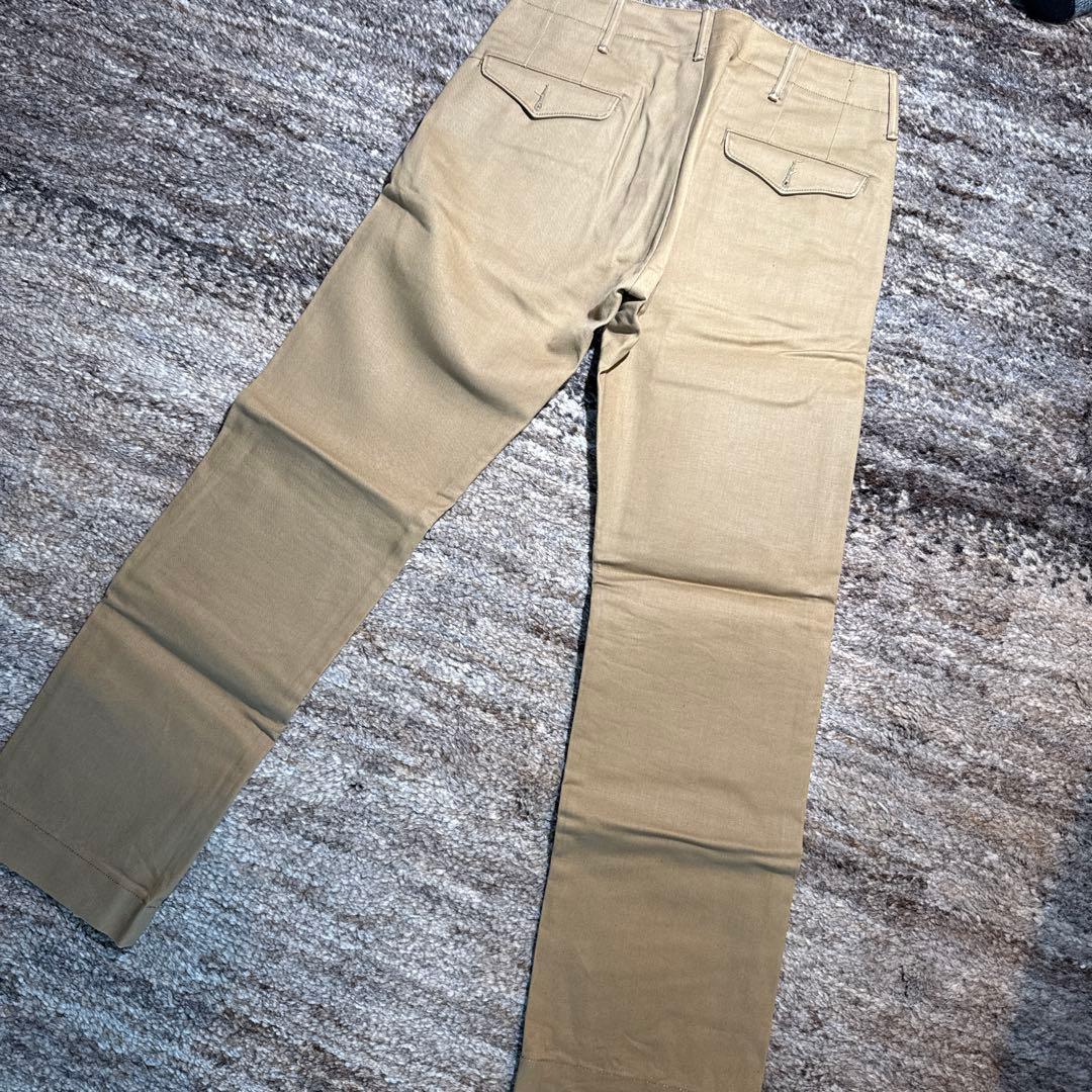 RRL ベージュ チノパン コットン素材 汚れあり