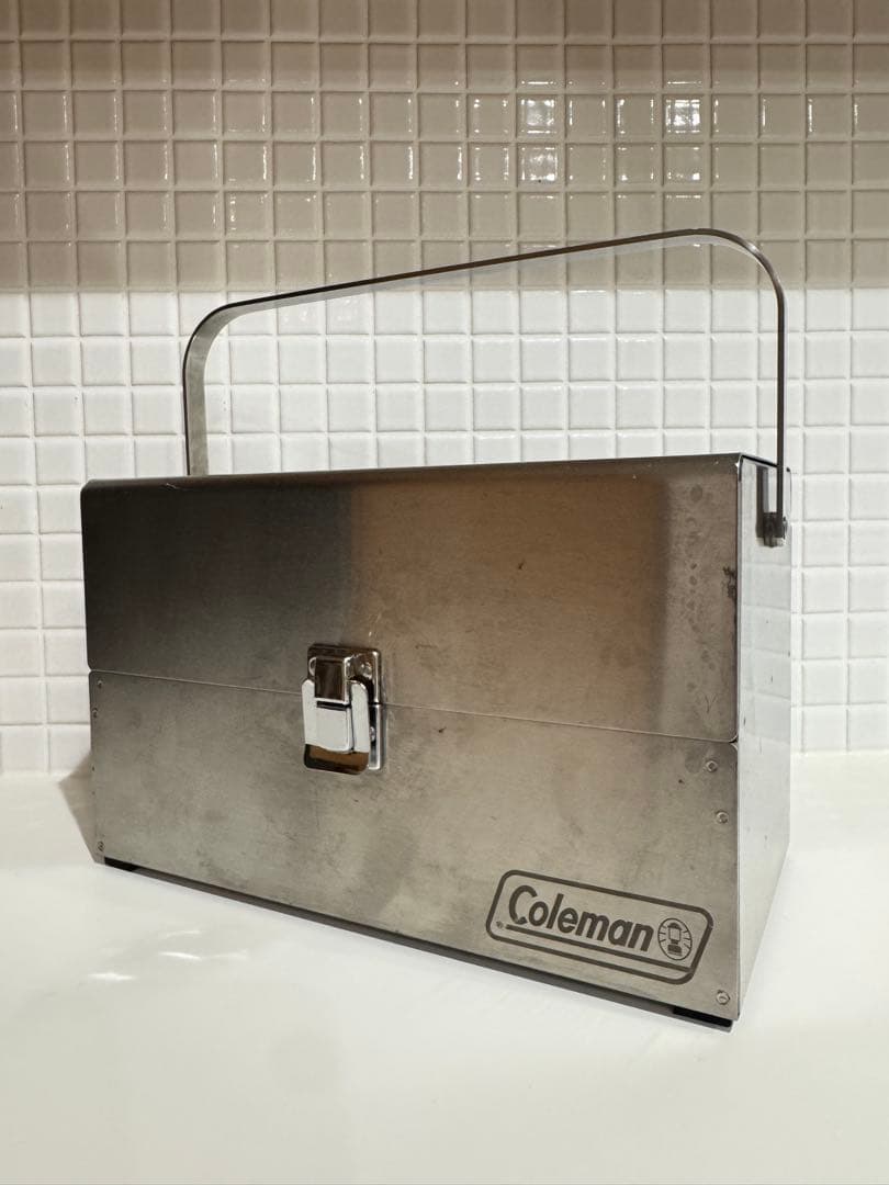 【レア】廃盤 コールマン スパイスボックス ステンレスボックス キャンプ