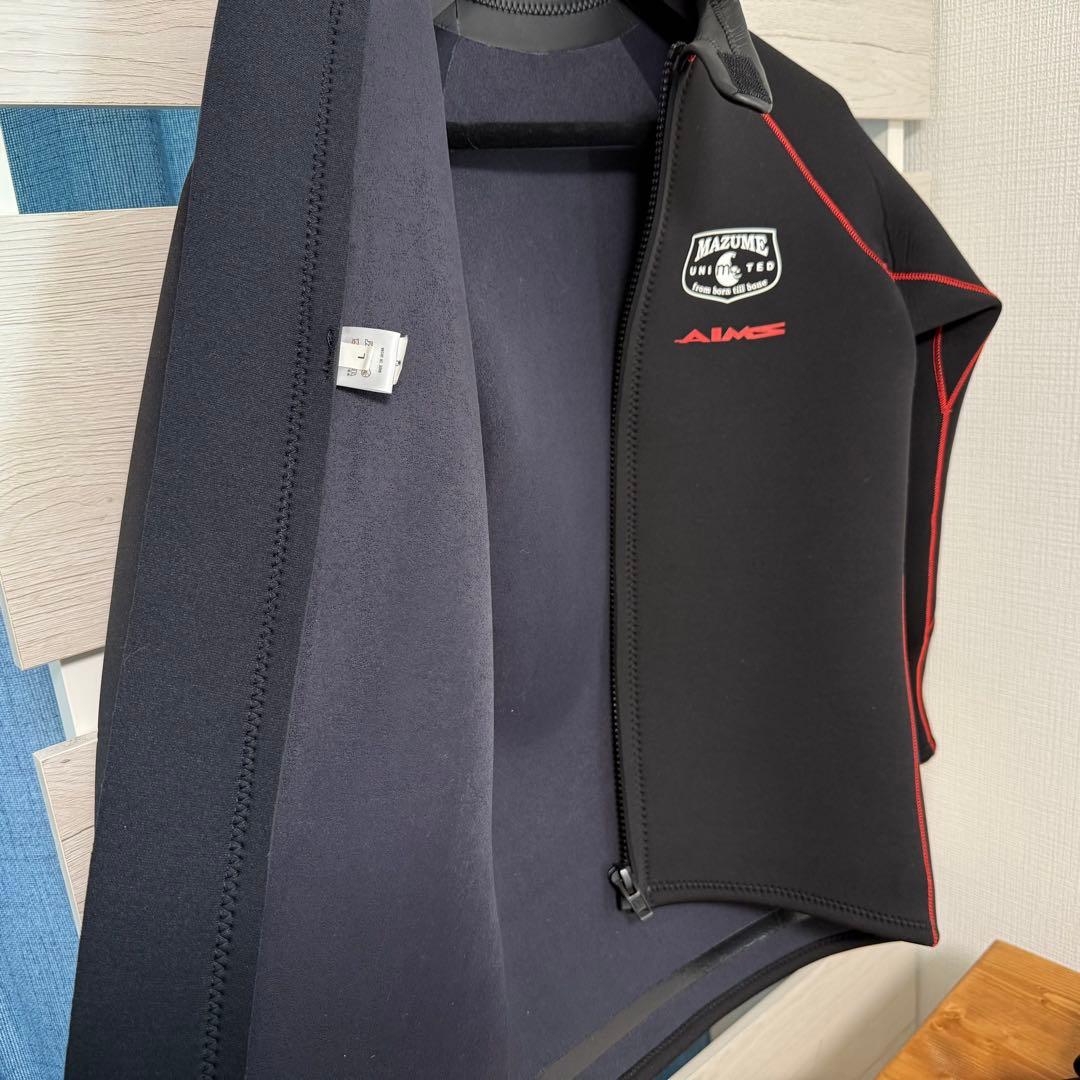美品 マズメ × エイムス ウェットスーツ 3点セット Lサイズ mazume