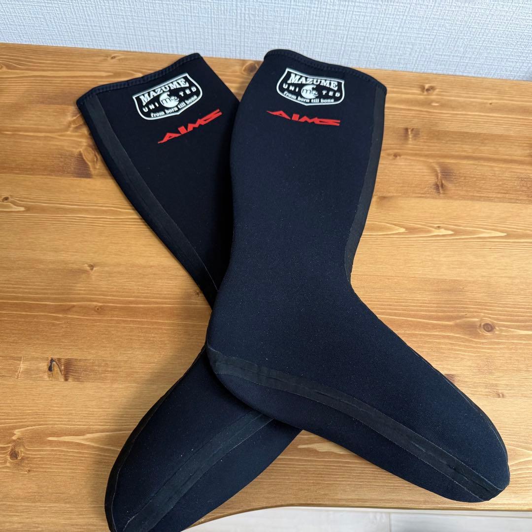 美品 マズメ × エイムス ウェットスーツ 3点セット Lサイズ mazume