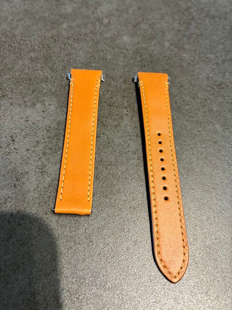 （新品）CartierサントスMMレザーベルト&純正バックル