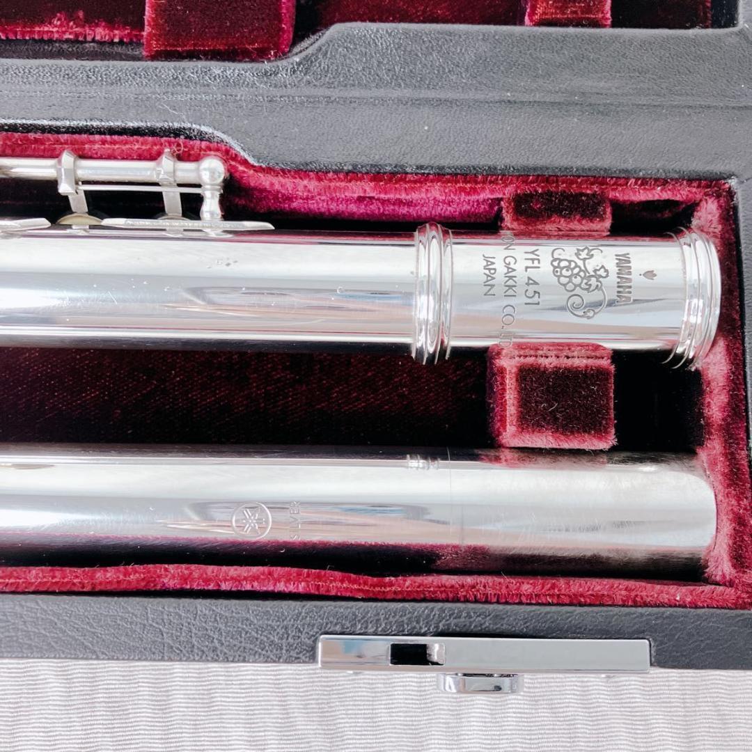 【極希少！音鳴り良好】ヤマハ　フルート　YFL 451 葡萄刻印　頭部管銀製