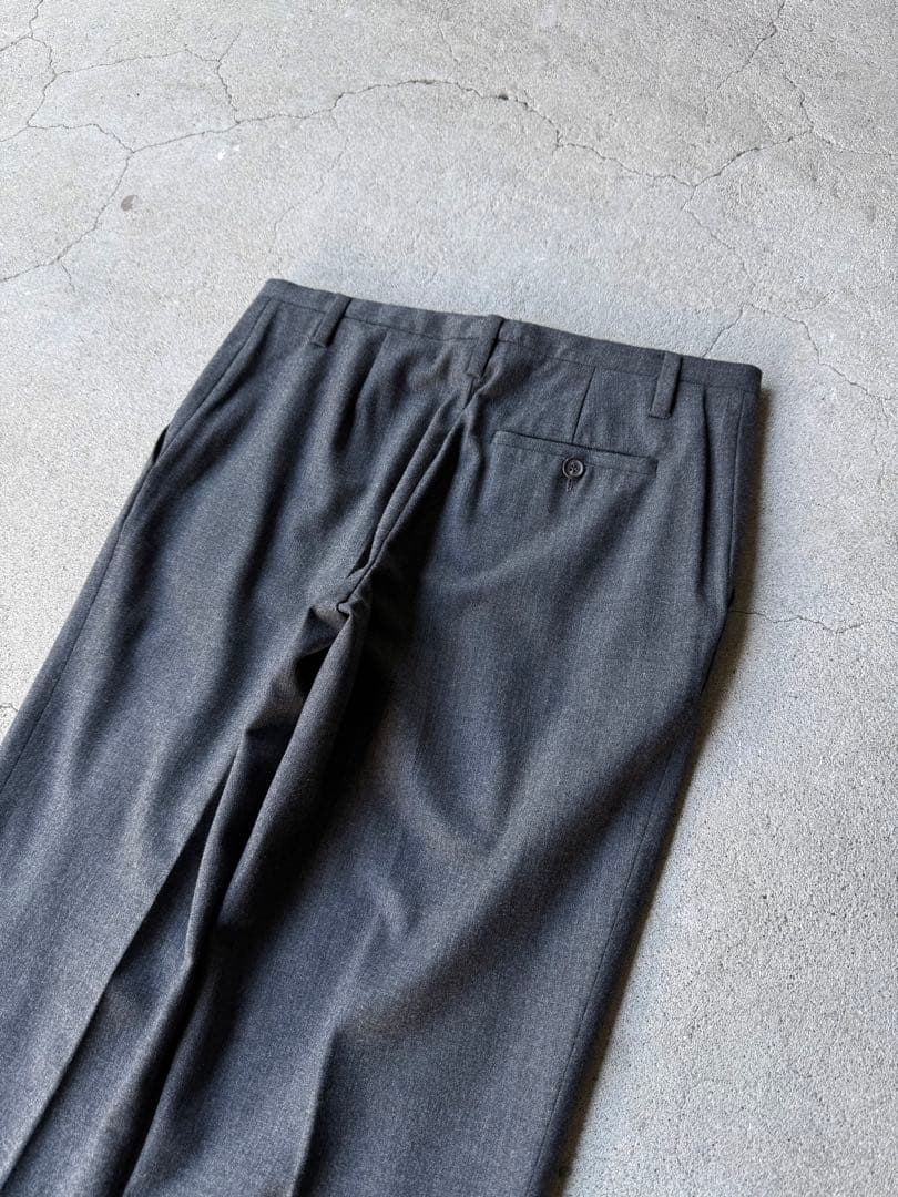 パンツ PRADA Dark Gray Virgin Wool Slacks
