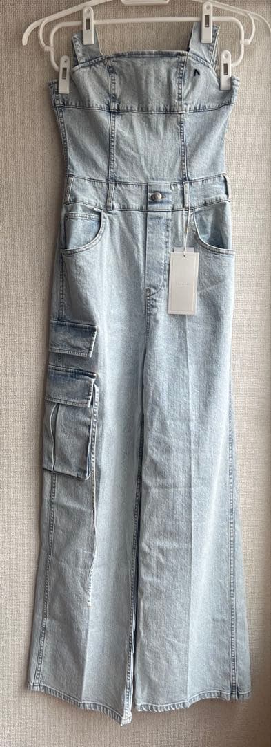 サロペット・オーバーオール・オールインワン andmary nicola ribbon denim allinone