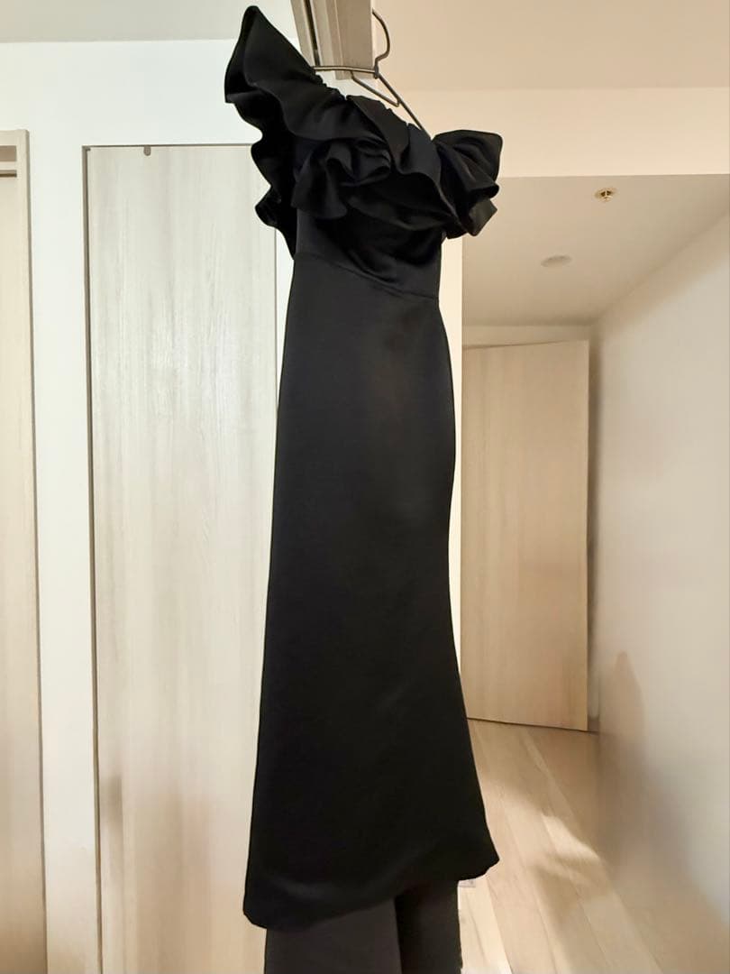 dress production オフショルダーソフトマーメイドドレス W268