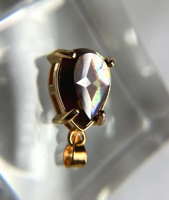 国産天川村 レインボーガーネット ジェムグレードペンダントトップ◇