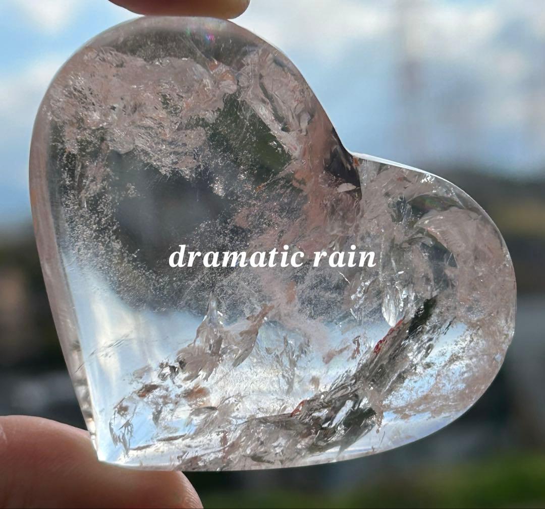 ピンククォーツ ハート 天然石 置物