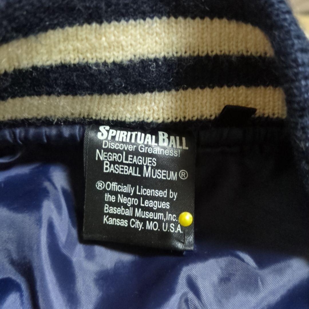 NYニグロリーグ スタジャン　袖ピッグスキン　サイズL