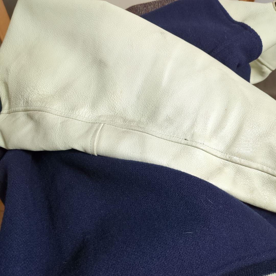 NYニグロリーグ スタジャン　袖ピッグスキン　サイズL